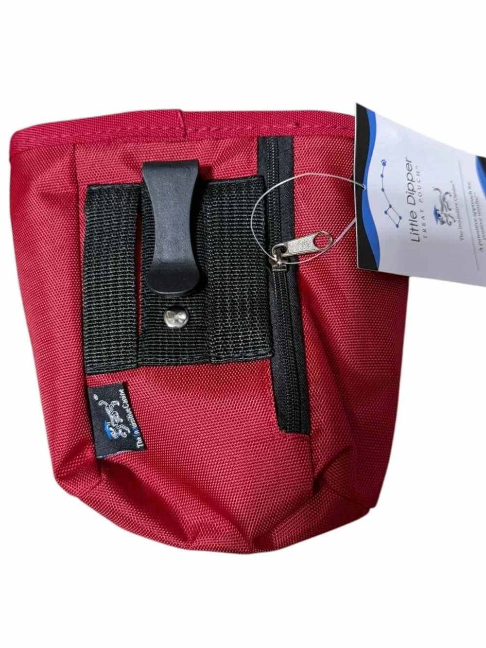 Dog/Treat Pouch/Great for Dog Training/Sling-style strap & non-slip belt/Red